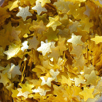 Gold Star Shaped Glitter