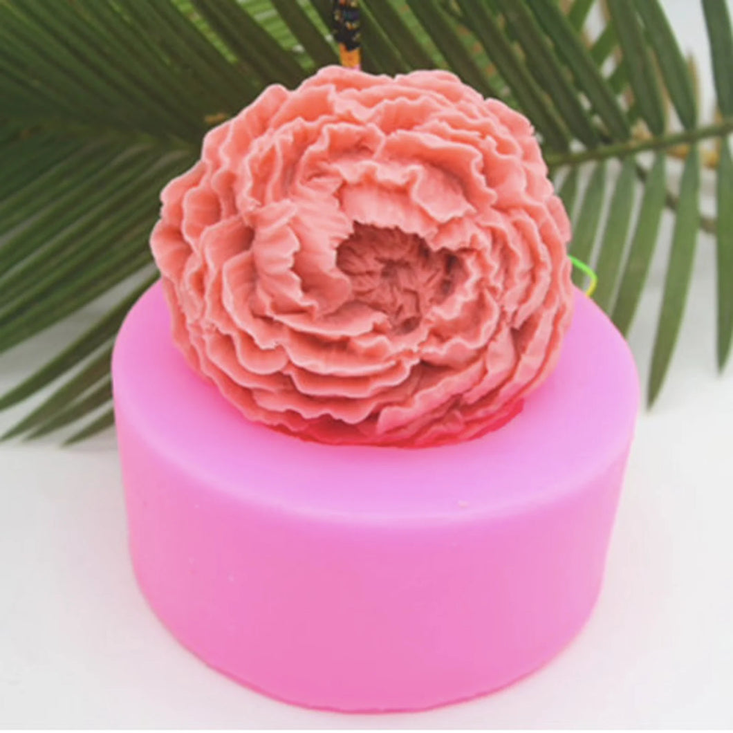 3D PEONY FLOWER SILICONE MOLD