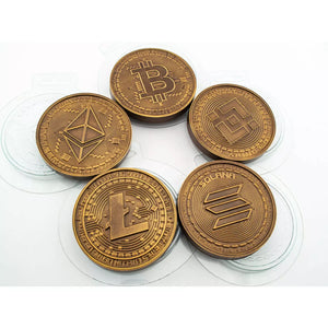 CRYPTO CURRENCY MOLDS (Set of 5)