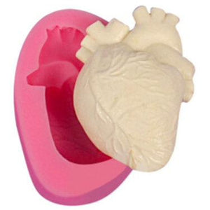 ANATOMICAL HEART SILICONE MOLD - Shapem