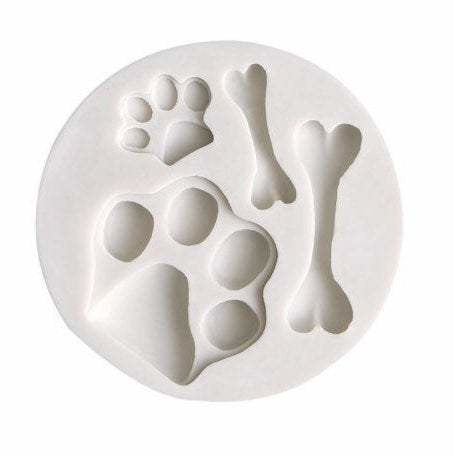 PAW & BONE MOLD (4 CAVITY) - Shapem