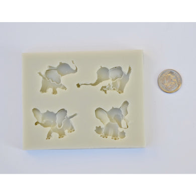 ELEPHANTS SILICONE MOLD - Shapem