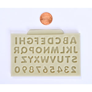 LETTERS & NUMBERS MOLD - Shapem