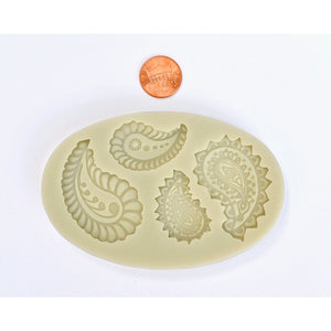 PAISLEY SILICONE MOLD - Shapem
