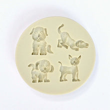 Load image into Gallery viewer, PET VARIETY MOLD - 4 CAVITY DOGS &amp; CAT SILICONE MOLD - Shapem