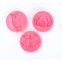 Load image into Gallery viewer, HALLOWEEN MOLD SET - SPIDER, BATS &amp; OWL - Shapem