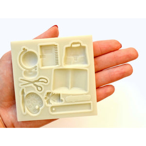 SCHOOL THEMED SILICONE MOLD - Shapem