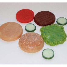 Load image into Gallery viewer, HAMBURGER MOLD - 8-PIECE PLASTIC SOAP MOLD - Shapem