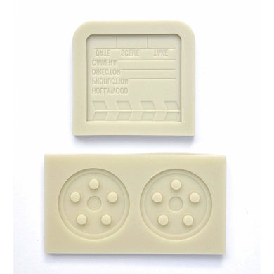 MOVIE THEME MOLD - MOVIE REEL & CLAPPER - Shapem
