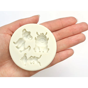 LION KING THEME SILICONE MOLD - Shapem