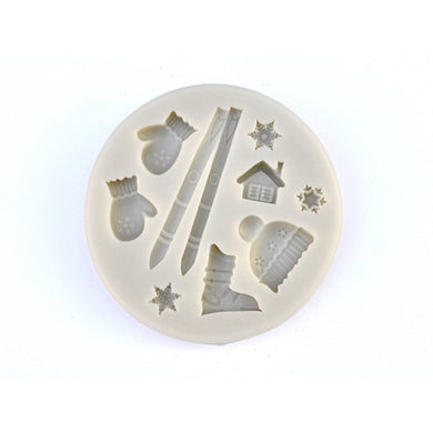 SKIING VARIETY SILICONE MOLD - Shapem