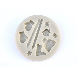 SKIING VARIETY SILICONE MOLD - Shapem