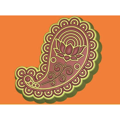 PAISLEY MOLD#2 - Shapem