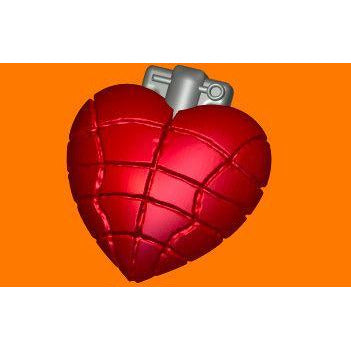 HEART GRENADE MOLD - Shapem