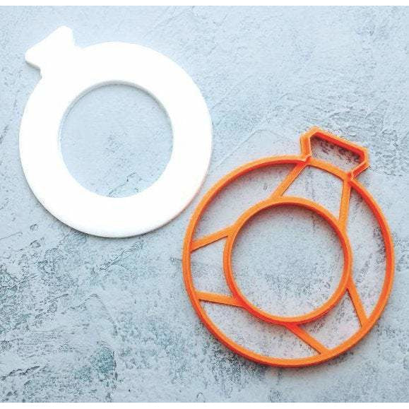 DIAMOND RING COOKIE CUTTER - Shapem