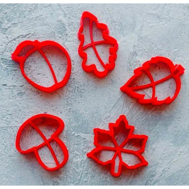 WOODLAND THEME COOKIE CUTTER SET (5 PCS) - Shapem
