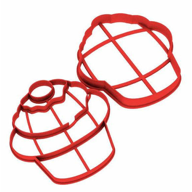 CUPCAKE WITH CHERRY COOKIE CUTTER - Shapem