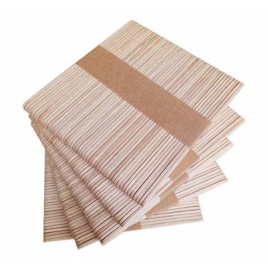 WOODEN POPSICLE STICKS (Set of 50) - Shapem