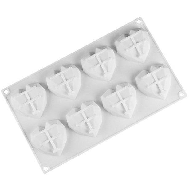 DIAMOND HEART MOLD (8 CAVITY) - Shapem