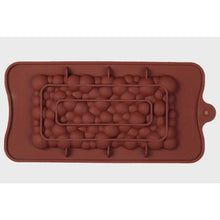 Load image into Gallery viewer, CHOCOLATE BAR BUBBLES PATTERN MOLD - Shapem