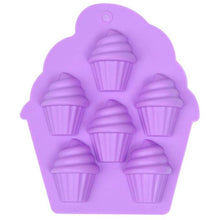 Load image into Gallery viewer, CUPCAKE SILICONE MOLD (6 CAVITY) - Shapem