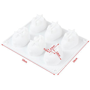 EASTER BUNNY MOLD (6 CAVITY) - Shapem