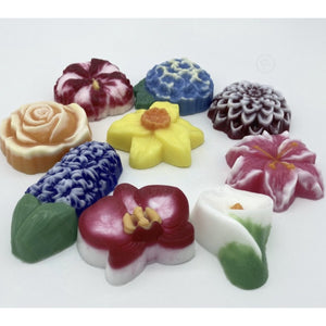 FLORAL ASSORTMENT MOLD - 9 CAVITY - PEONY, ROSE & MORE - Shapem