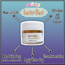 Load image into Gallery viewer, Luster Dust by Sprinklify - LILAC PURPLE - Food Grade Pearlized Dust for Cakes, Cookies, Chocolates, Treats