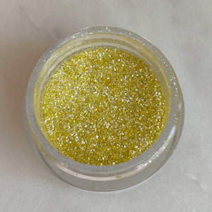 Edible Glitter by Sprinklify - NEON YELLOW - Food Grade High Shine Dust for Cakes - Shapem
