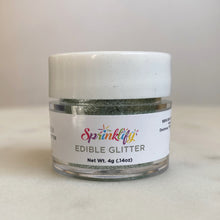 Load image into Gallery viewer, Edible Glitter by Sprinklify - OLIVE GREEN - Food Grade High Shine Dust for Cakes - Shapem