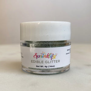 Edible Glitter by Sprinklify - OLIVE GREEN - Food Grade High Shine Dust for Cakes - Shapem