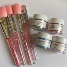 Load image into Gallery viewer, DUSTING BRUSH SET (5 PCS) - BRUSHES FOR LUSTER DUST, EDIBLE GLITTER, PEARL DUST